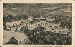 Lake Norconian Club, Norco, California Postcard