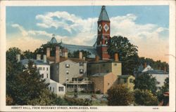Abbott Hall From Rockaway Street Postcard