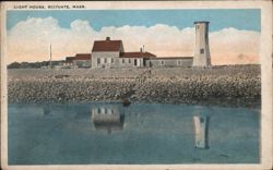 Light House, Scituate, Mass. Postcard