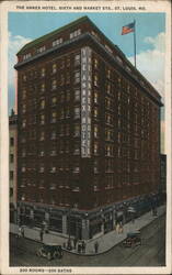 The Annex Hotel, Sixth and Market Sts., St. Louis, MO Postcard