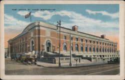 Post Office, St. Louis, Missouri Postcard