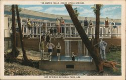 The Water Falls, Ozark Lithia Springs Postcard