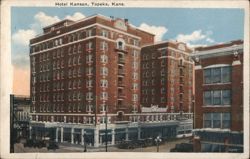 Hotel Kansan, Topeka, Kans. Postcard
