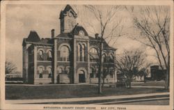 Matagorda County Court House, Bay City, Texas Postcard
