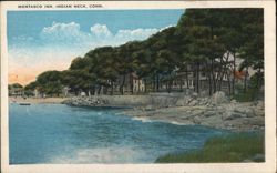 Montasco Inn, Indian Neck, Conn. Postcard