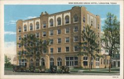 New $200,000 Gregg Hotel, Longview, Texas Postcard