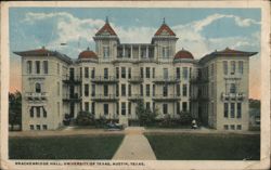 Brackenridge Hall, University of Texas, Austin, Texas Postcard
