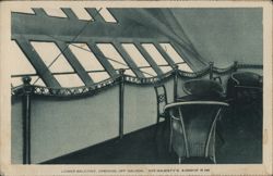 Lower Balcony, His Majesty's Airship R.100 Postcard