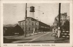 Stinson Aircraft Corporation, Northville, Mich. Postcard