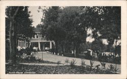 Irem Temple, Club-House Approach, Dallas, PA Postcard