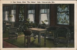 Cosy Corner, Hotel 'The Cedars,' Cedar Point-on-Lake Erie Postcard