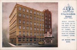 Clarendon Hotel, Quebec, Canada Postcard