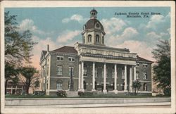 Jackson County Court House, Marianna, Fla. Postcard