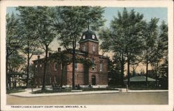 Transylvania County Court House Postcard