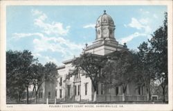 Pulaski County Court House, Hawkinsville, GA Postcard