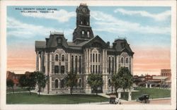 Hill County Court House, Hillsboro, TX Postcard