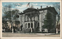 Alexander County Court House, Cairo, IL.--3 Postcard