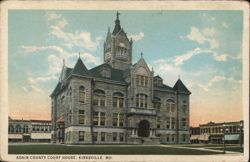 Adair County Court House, Kirksville, MO Postcard