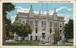 Dawson County Court-House, Lexington, NE Postcard