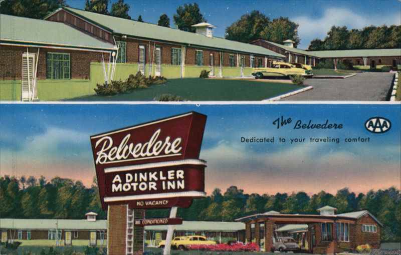 The Belvedere, A Dinkler Motor Inn, Atlanta Georgia
