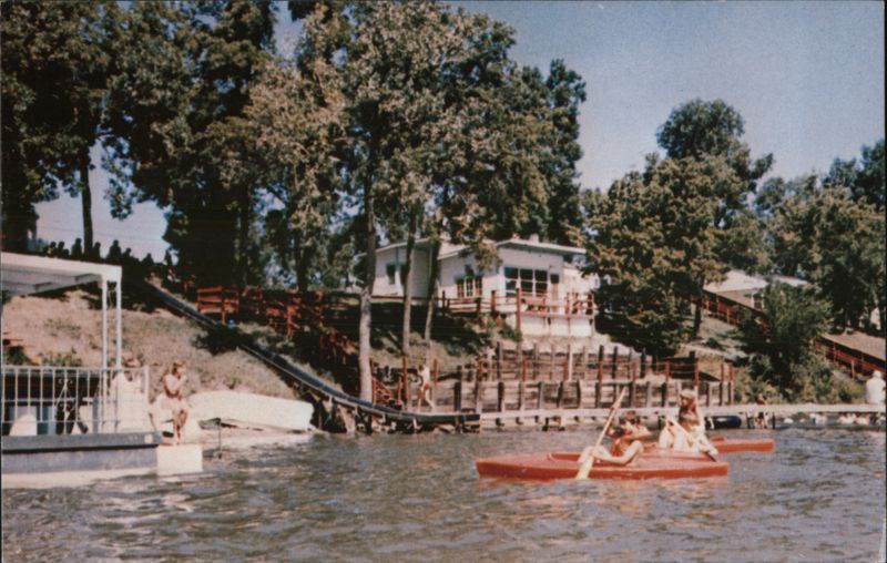 Water Slide and Waterfront Fun, Twin Lakes Bible Camp Manson Iowa