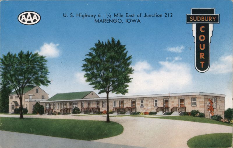 Sudbury Court Motel, Marengo, IA Iowa