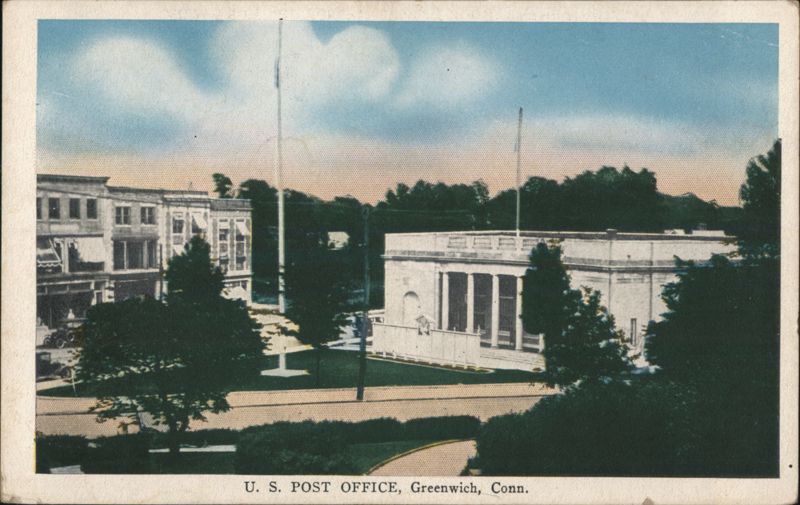 U. S. POST OFFICE, Greenwich, Conn. Connecticut
