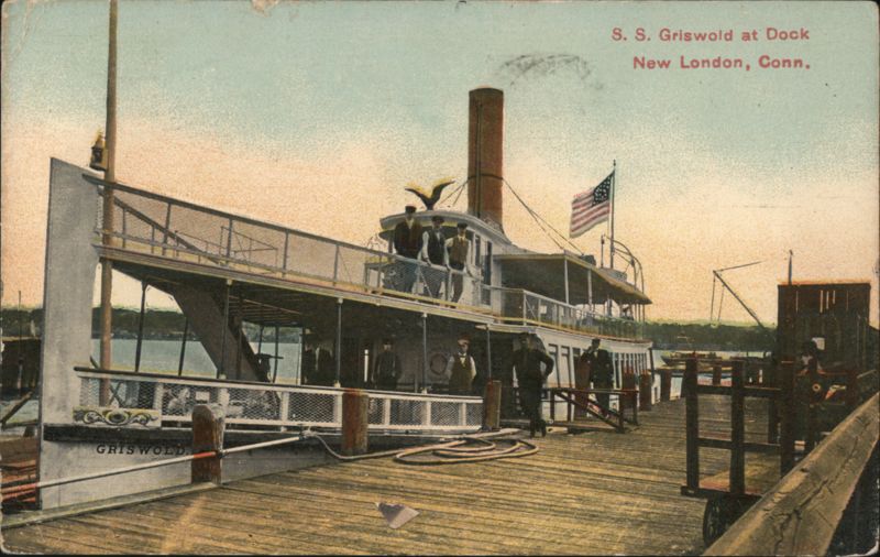 S. S. Griswold at Dock, New London Connecticut