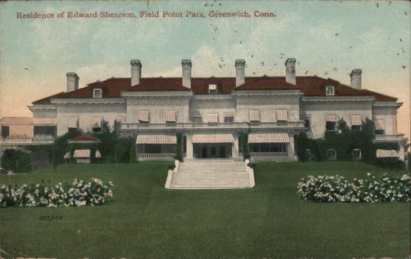 Residence of Edward Shearson, Field Point Park, Greenwich, Conn. Connecticut