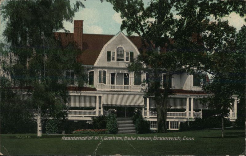 Residence of W. L. Ibraham, Belle Haven, Greenwich, Conn. Connecticut