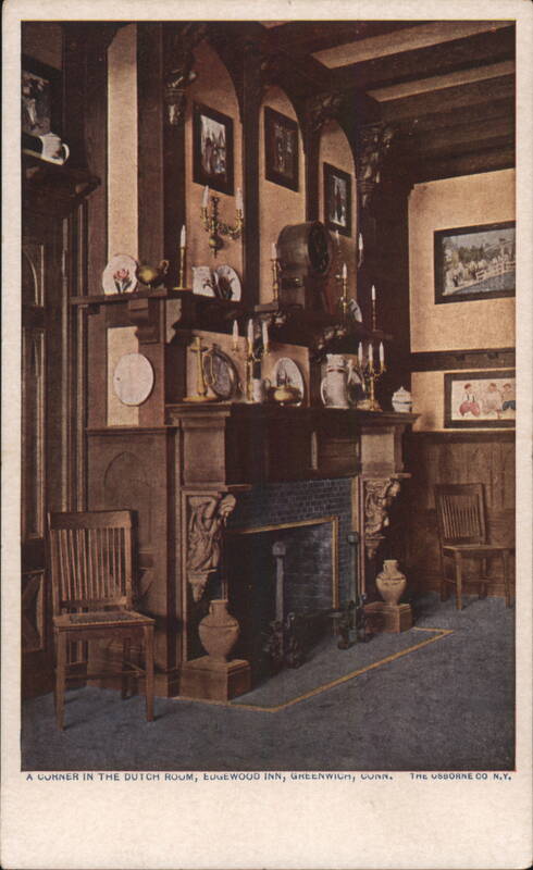 A Corner in the Dutch Room, Edgewood Inn Greenwich Connecticut