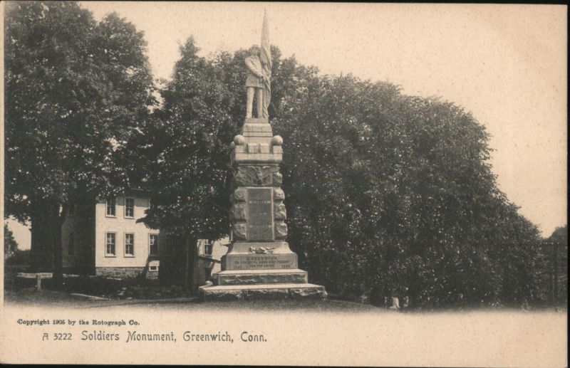 Soldiers Monument, Greenwich, CT Connecticut