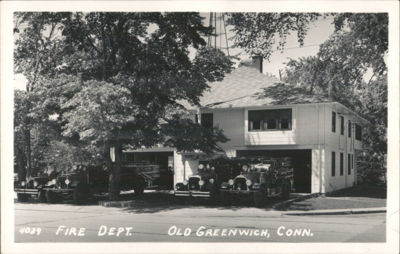 Fire Dept. Old Greenwich, Conn. Connecticut