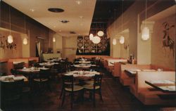 The Caravan Room, New Albany Hotel Postcard