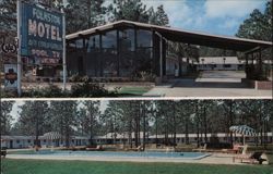 Folkston Motel with Swimming Pool Postcard