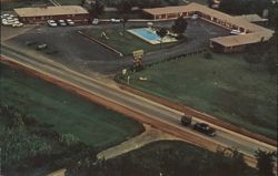 Sequoyah Motel & Restaurant, Adairsville, Georgia Postcard