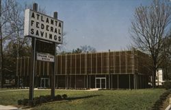 Atlanta Federal Savings, College Park Office Postcard