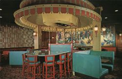 The Carrousel Inn, Yohannan's Restaurant, Lenox Square Postcard