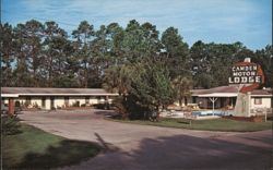 Camden Motor Lodge, Kingsland, GA Postcard