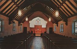 Interior of Wesley Memorial Chapel, Wesley Medical Center Postcard