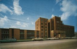 A.T. and S.F. Hospital, Topeka, Kansas Postcard