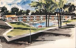 The Voyager Inn, Davenport, IA Postcard