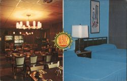 Quality Motel Midtown, Restaurant and Guest Room Postcard