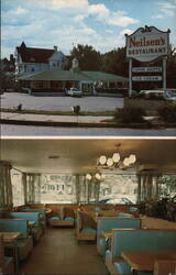 Neilson's Restaurant, Coffee Shoppe & Ice Cream Postcard