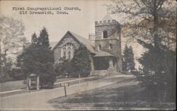 First Congregational Church, Old Greenwich, CT Postcard