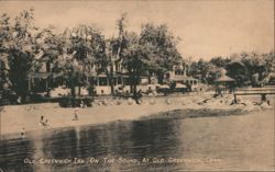 Old Greenwich Inn, On The Sound, At Old Greenwich Postcard