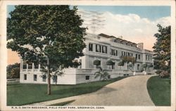 R. A. C. Smith Residence, Field Point Park, Greenwich, CT Postcard