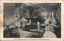 One of the Dining Rooms, The Open Door Inn, Greenwich Postcard