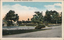 Bruce Park, Greenwich, CT Postcard