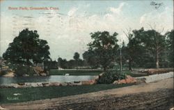 Bruce Park, Greenwich, Conn. Postcard